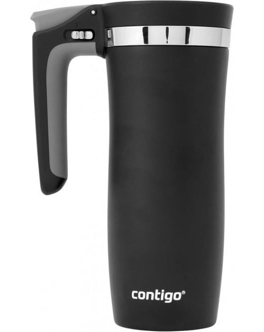 Термокружка Contigo Handled Autoseal 470 мл Черный