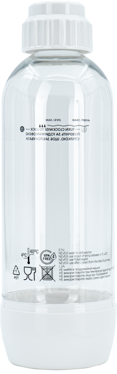 Пляшка SODA@HOME VENTUM 1000 мл White