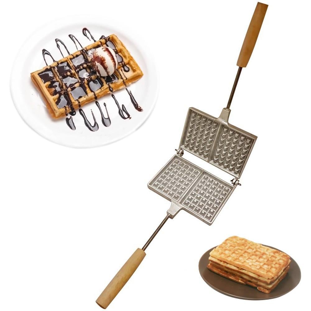 Форма для випікання товстих бельгійських вафель Ласунка прямокутна - фото 3 Форма для випікання товстих бельгійських вафель Ласунка прямокутна - фото 3