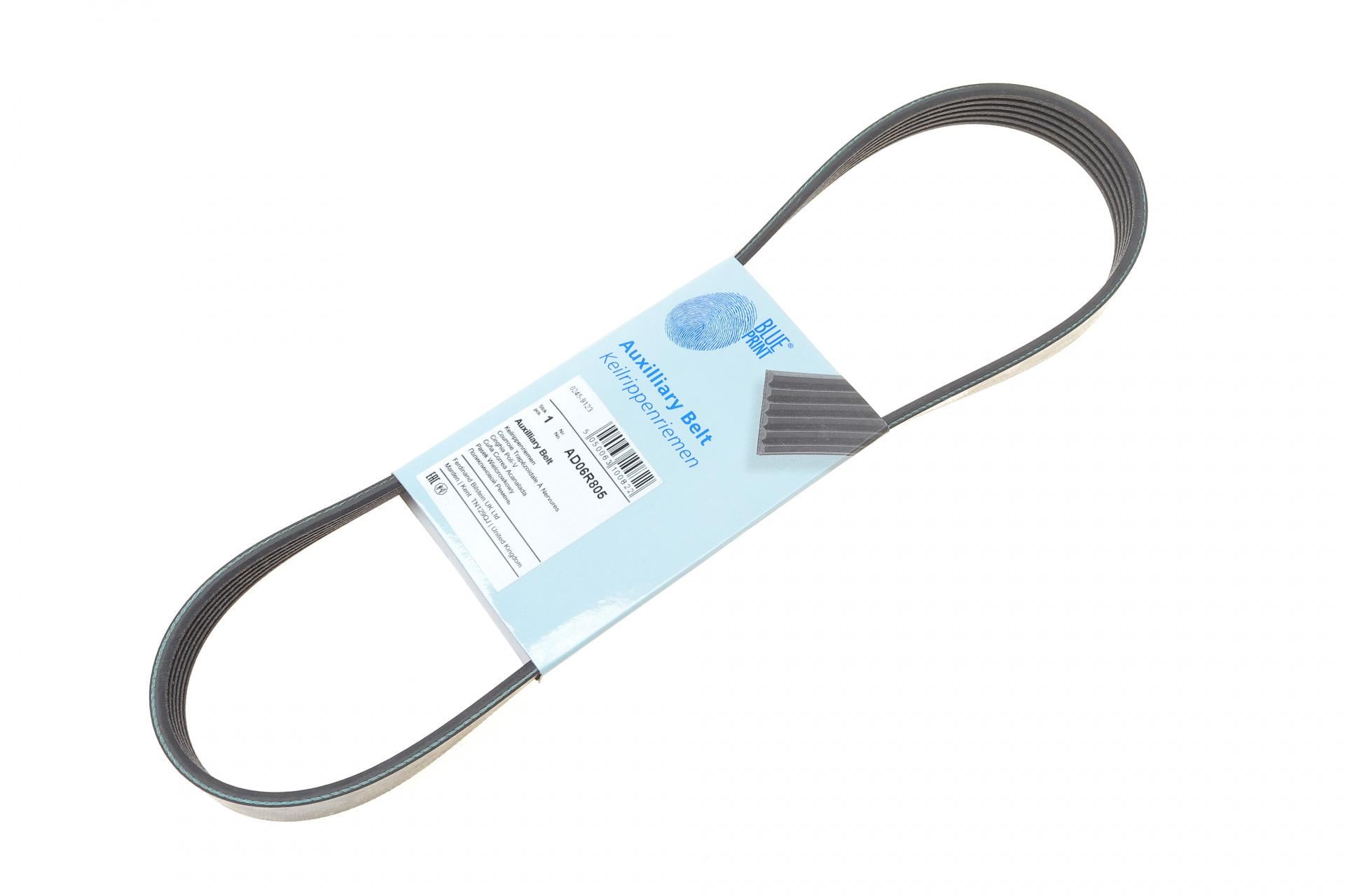 Ремень генератора BLUE PRINT для Citroen Berlingo/Peugeot Partner 1.6HDI/Ford Fiesta/Focus 1.4-1.6 TDCi 01- (AD06R805)