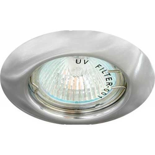 Точковий світильник врізний Feron DL13 MR16 GU5.3 50W круг Хром (04008)