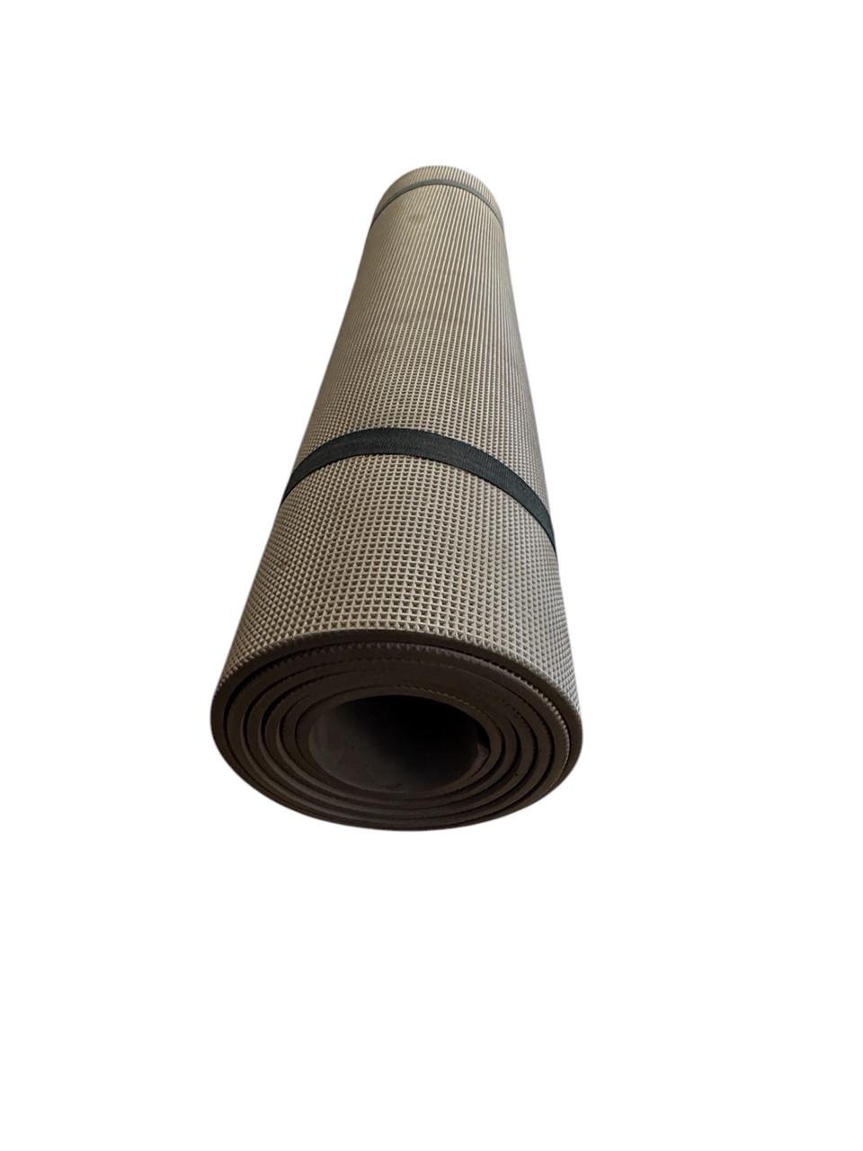 Коврик для фитнеса и йоги Termoizol толщина 5 мм 60х200 см EVA 100 кг/м3 Коричневий