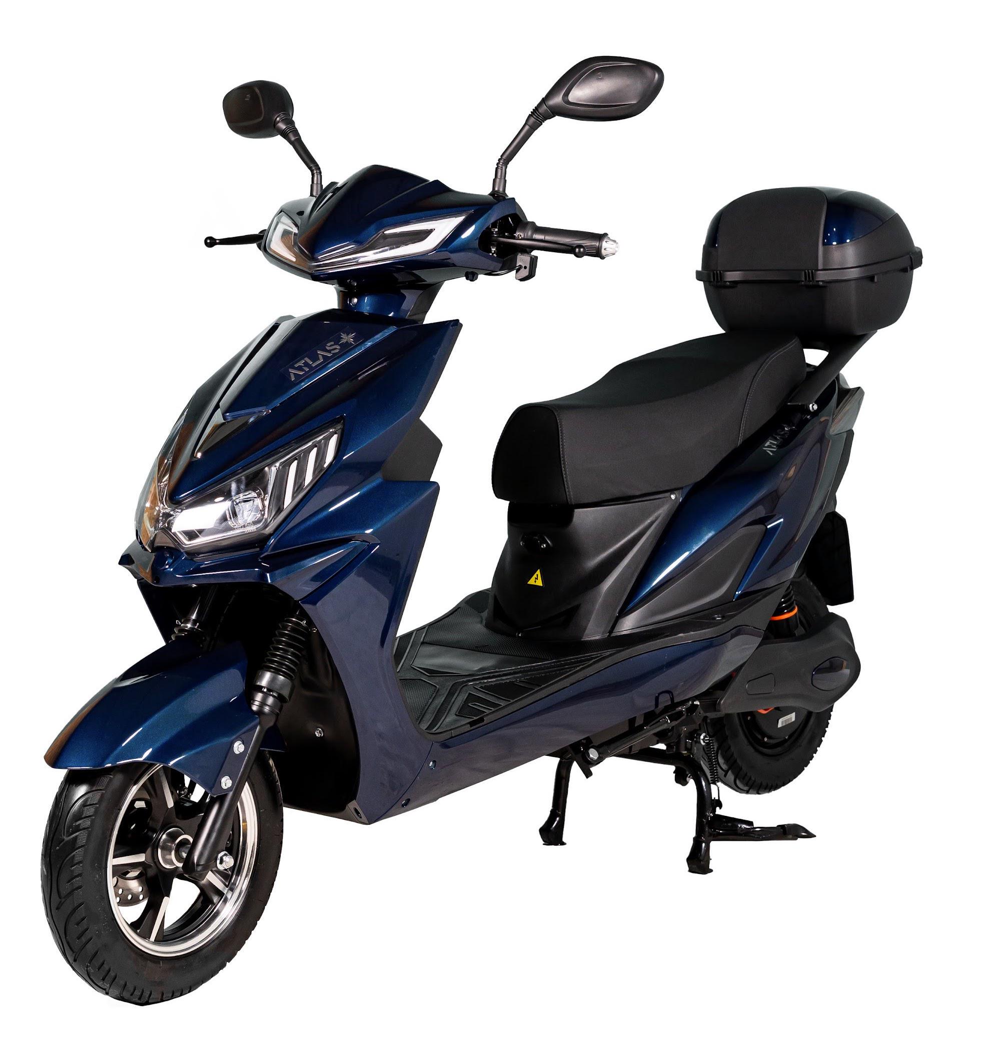 Электроскутер ATLAS Journey Box 2000W Cyan Blue (3120)