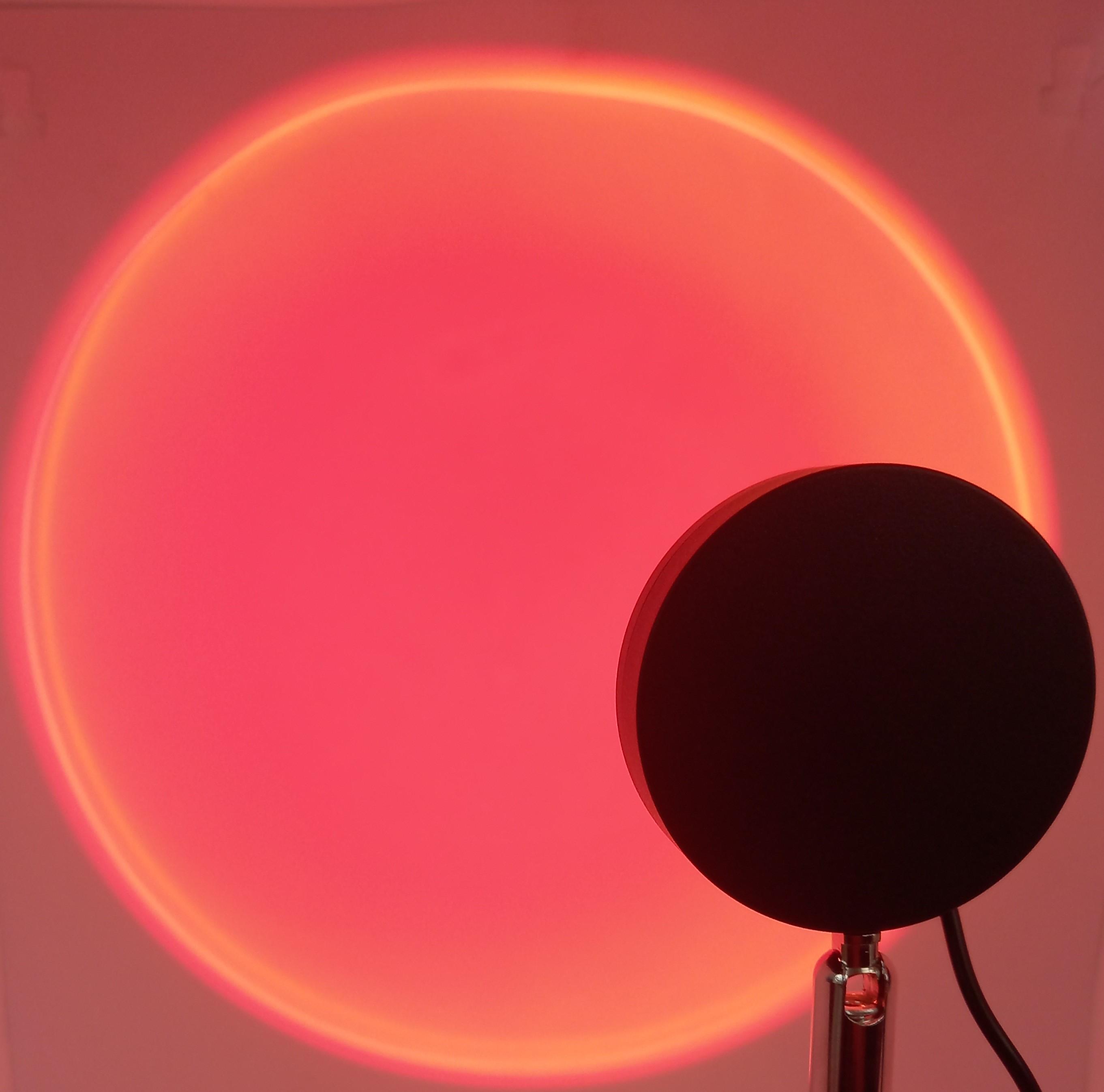 Светильник проекционный Sunset lamp с эффектом рассвета и заката с пультом USB с 4 режимами освещения (11486714) - фото 5 Светильник проекционный Sunset lamp с эффектом рассвета и заката с пультом USB с 4 режимами освещения (11486714) - фото 5