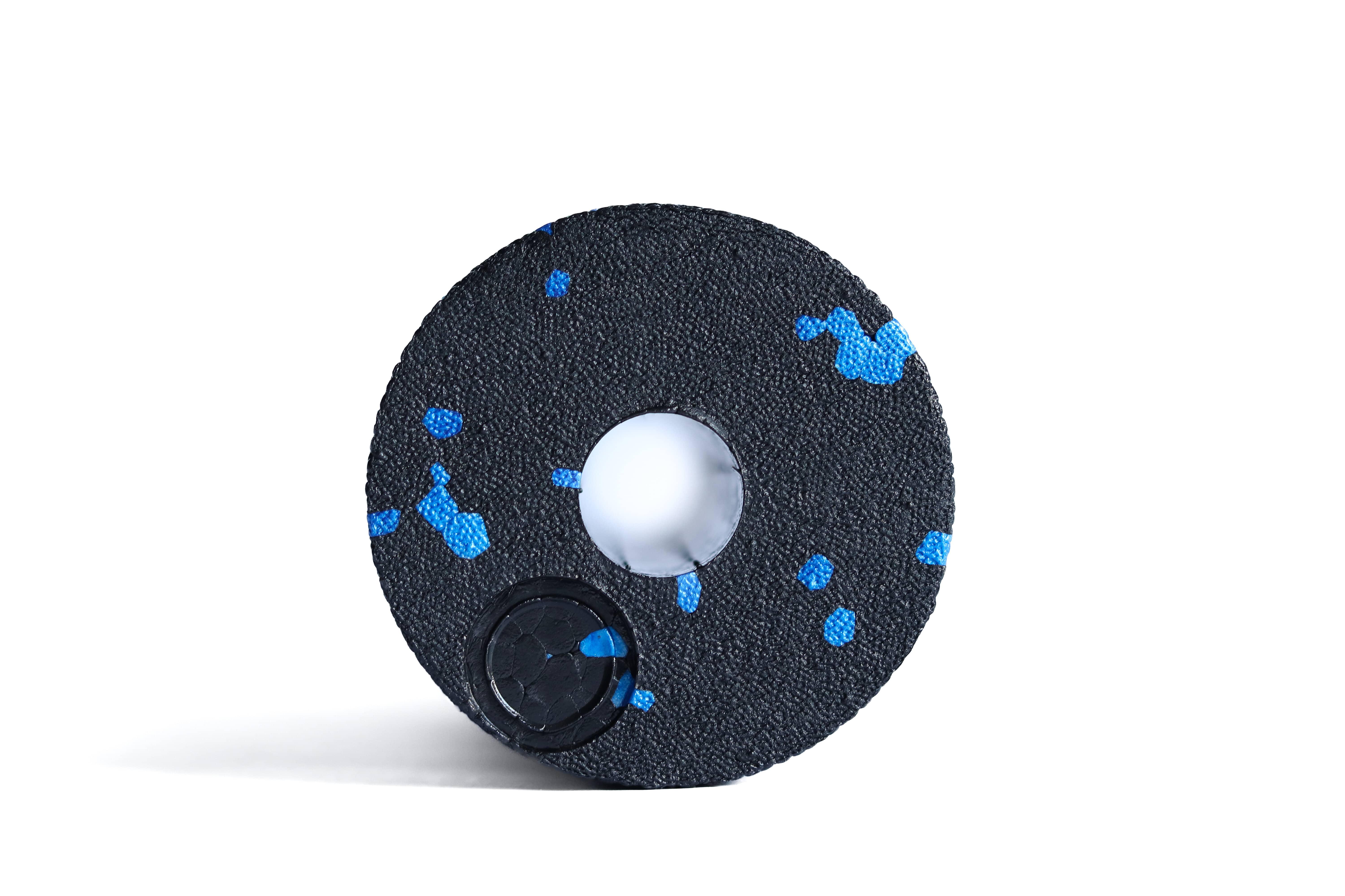 Масажний ролик міні мфр RollerUA Mini 15х5,3 см Black/Blue (11335583) - фото 5