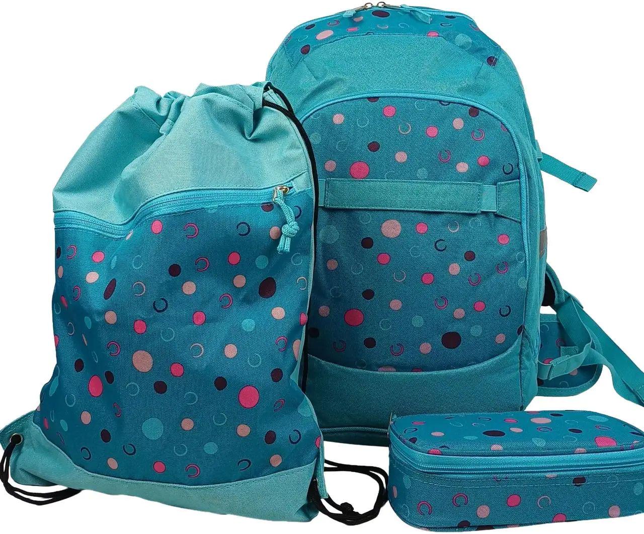 Шкільний набір із 3 предметів Live in stule Бірюзовий (4061462458163) Шкільний набір із 3 предметів Live in stule Бірюзовий (4061462458163)