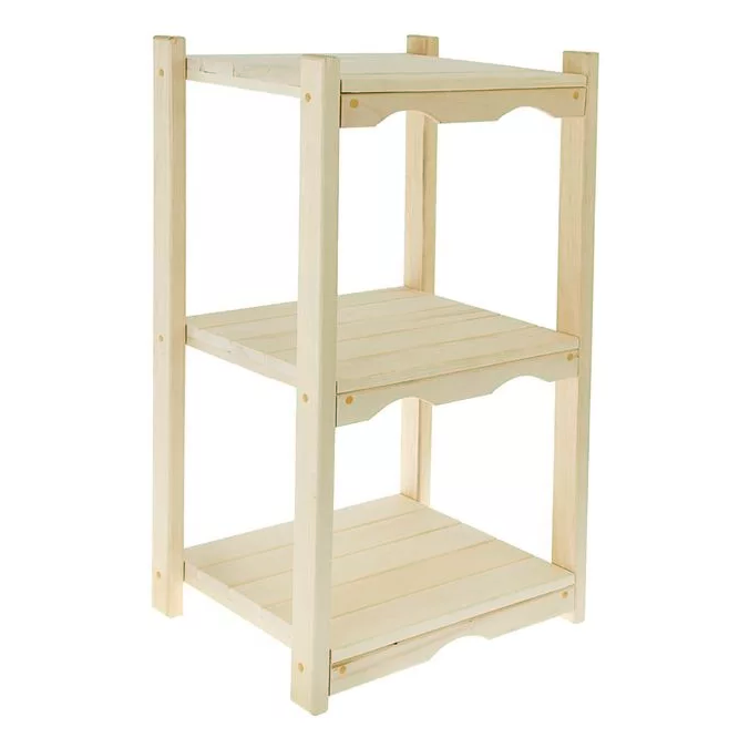 Етажерка для лазні/сауни з дерева Карде Бланже (БЕТ-001401)