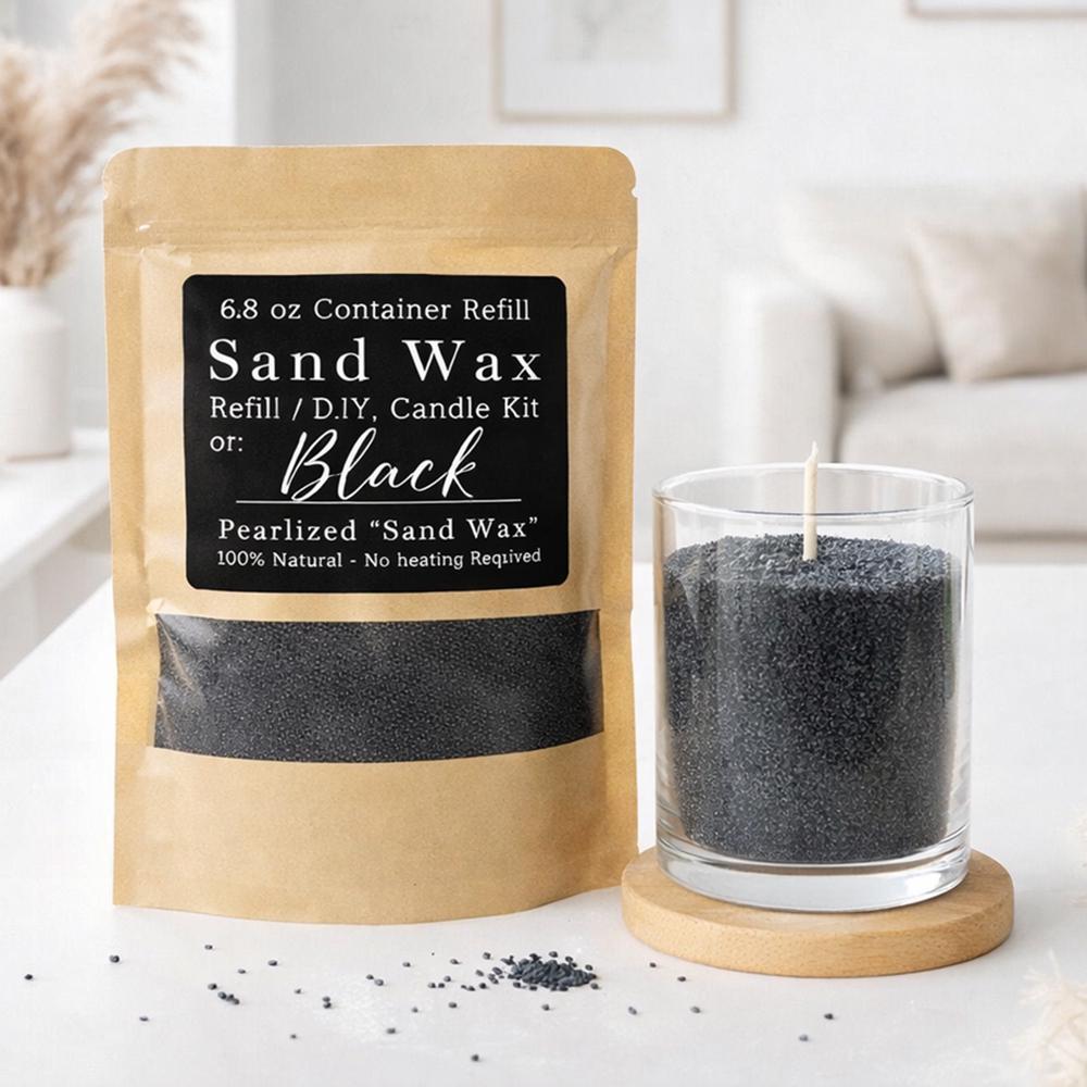 Віск для свічок гранульований Sand Wax Чорний 260 г (37-124667)
