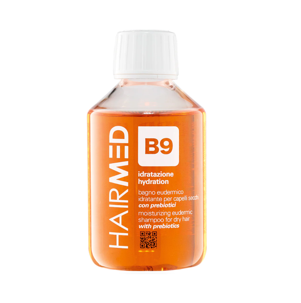 Шампунь еудермальний зволожувальний для сухого волосся HAIRMED B9 Hydration Moisturizing Eudermic Shampoo 200 мл Шампунь еудермальний зволожувальний для сухого волосся HAIRMED B9 Hydration Moisturizing Eudermic Shampoo 200 мл