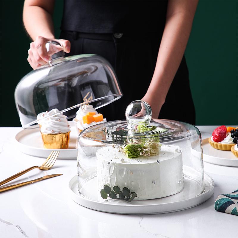 Тортовщица с крышкой Crystal 4 7945 11х26 см (4403229) - фото 3