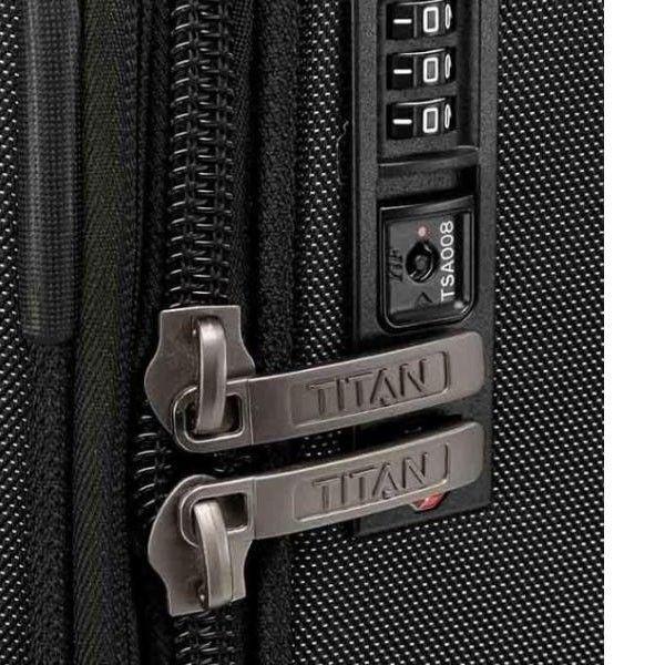 Валіза на 4 колесах Titan Prime S 38 л Black (Ti391406-01) - фото 5