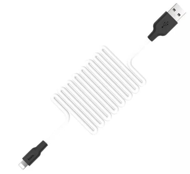 Кабель USB Hoco X21 Plus Silicone Lightning Cable (20765239) - фото 1