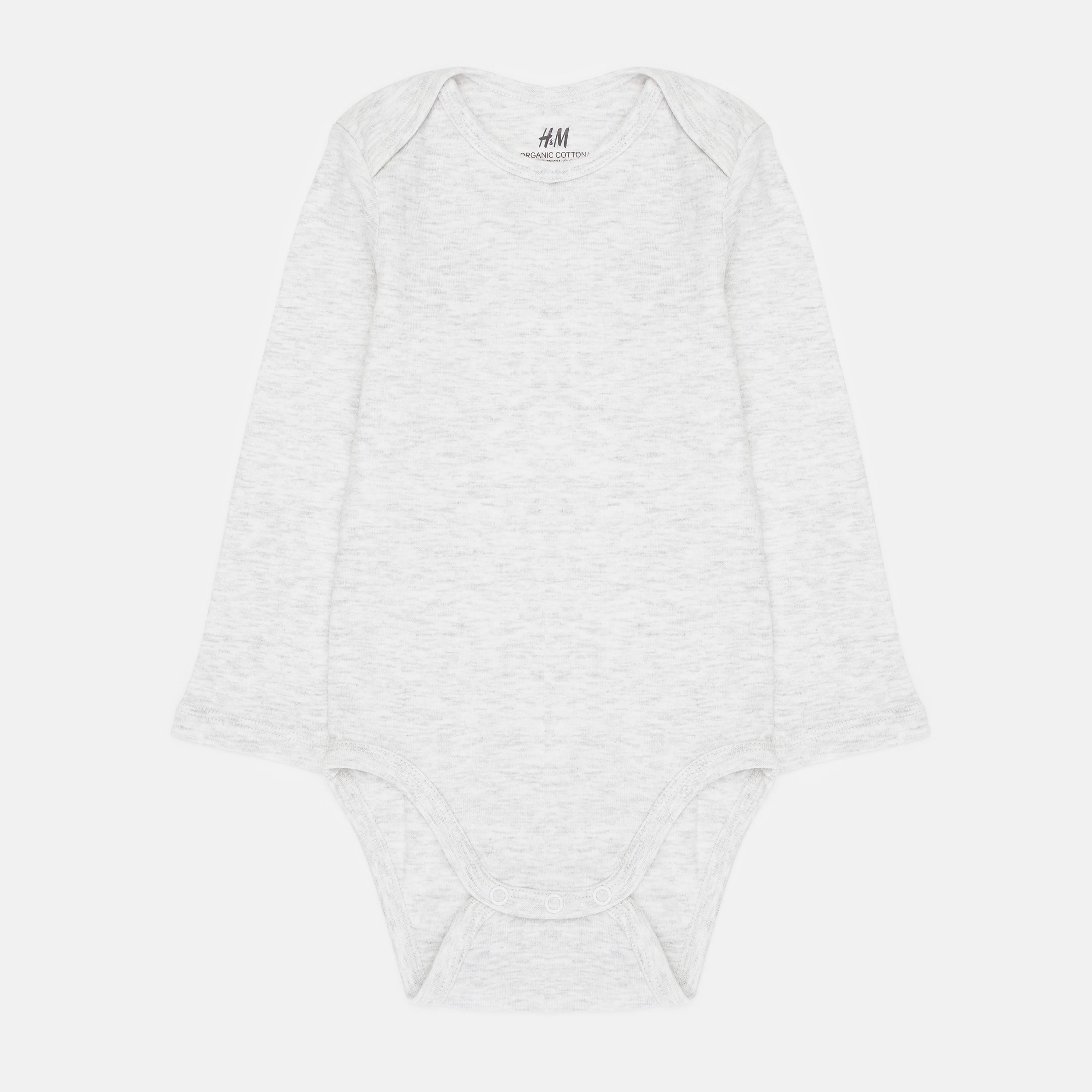 Боді H&M 92 см Біло-сірий (Х231053326144)