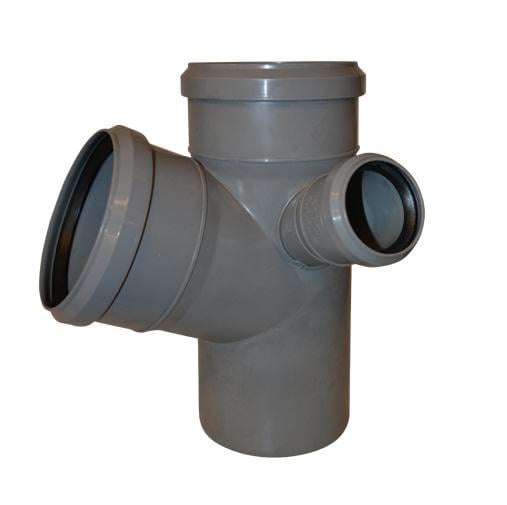 Крестовина двухплоскостная Valsir для внутренней канализации PPR Ø 110х110х50 мм 67° (547441633)