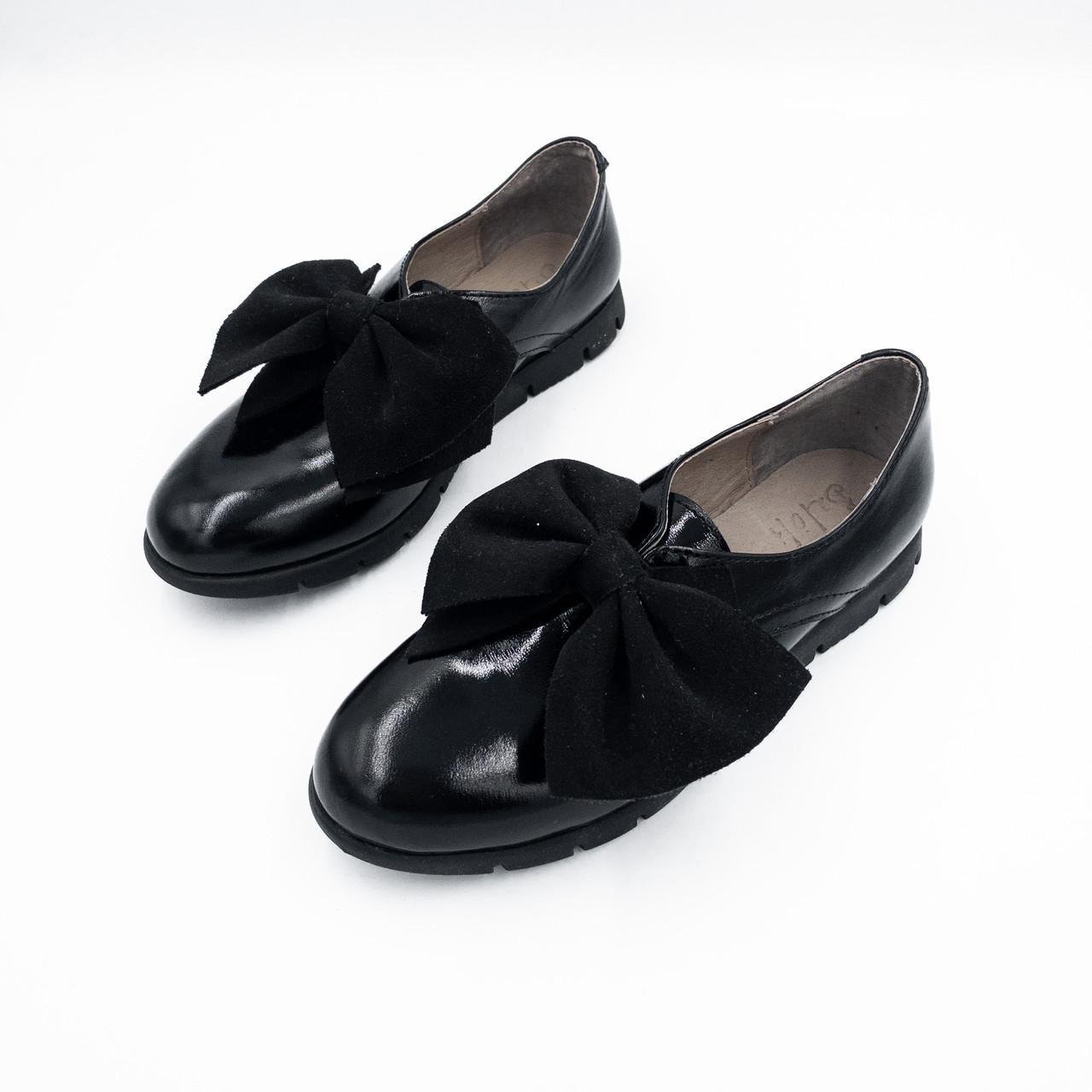 Лофери для дівчинки Belali-Beloli шкіра р. 33 Чорний (397-2) Лофери для дівчинки Belali-Beloli шкіра р. 33 Чорний (397-2)