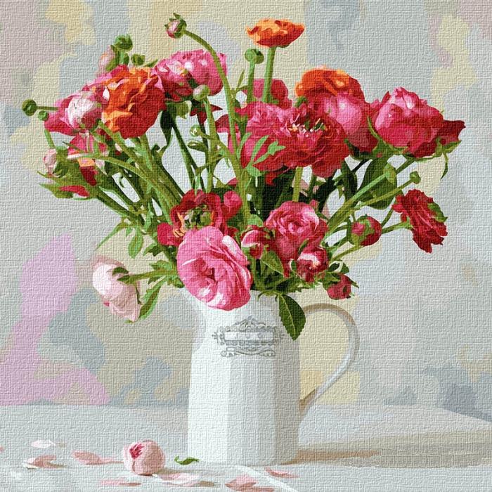 Картина за номерами Ідейка Витончена ніжність 40x40 см (KH2956)
