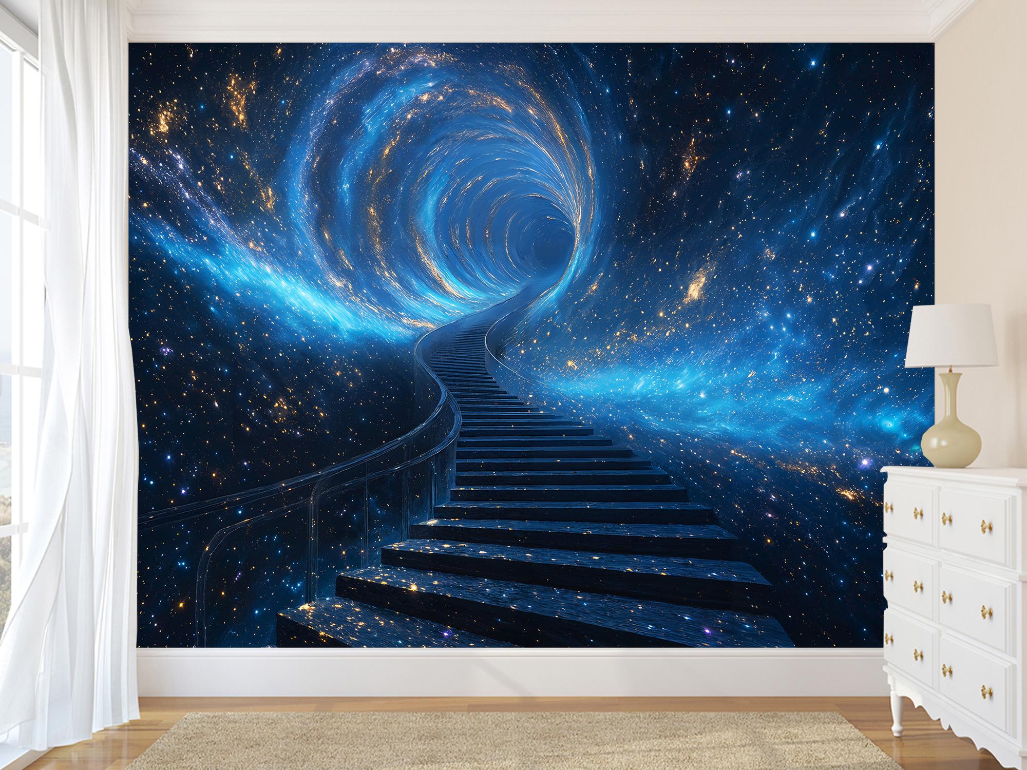 Фотообои флизелиновые Upstream Лестница в другую Вселенную 230х153 см (SPF-168/3) - фото 3