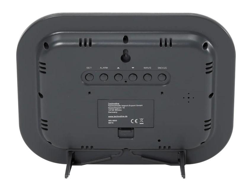 Годинник настінний Technoline WS8005 Silver/Black (WS8005) - фото 2 Годинник настінний Technoline WS8005 Silver/Black (WS8005) - фото 2