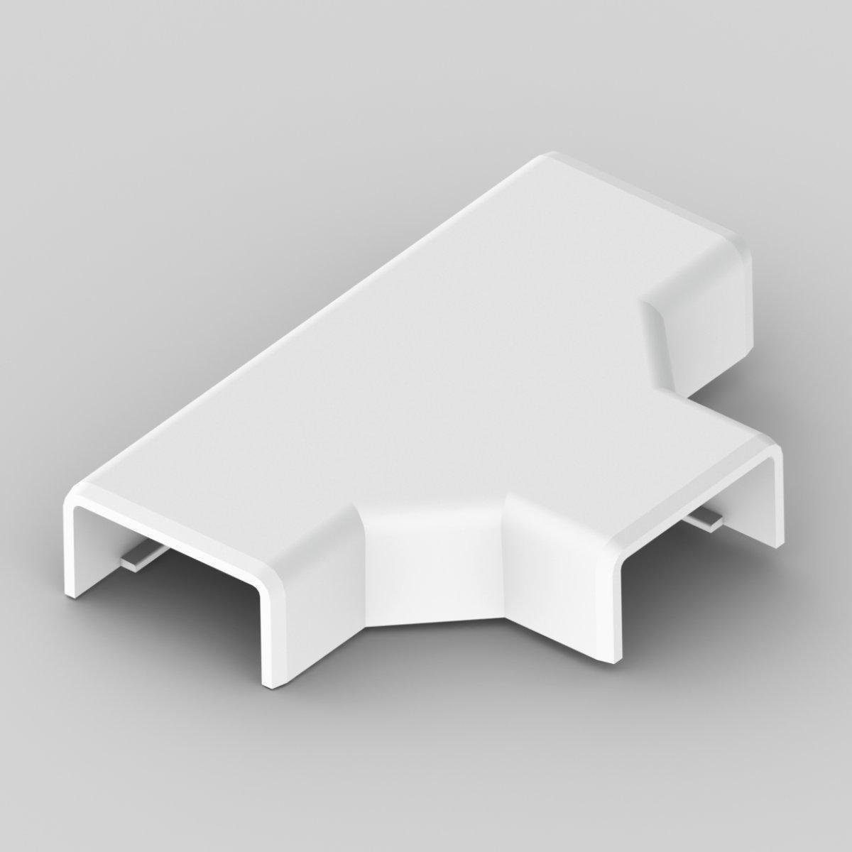 Соединитель Т-образный KOPOS для короба LHD 20x10 мм ПВХ Белый (8924_HB)