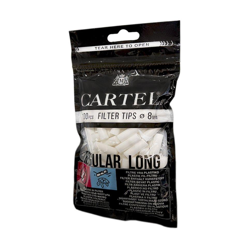 Фильтр сигаретный Filter Tips Cartel Long Regular 8/22 мм 100 шт. (22108)