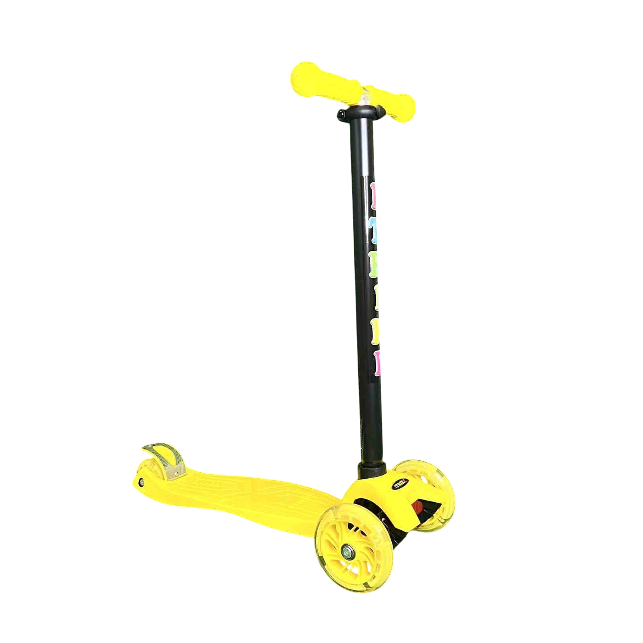 Самокат трехколесный iTrike MAXI с подсветкой колес Желтый (JR 3-003-Y)