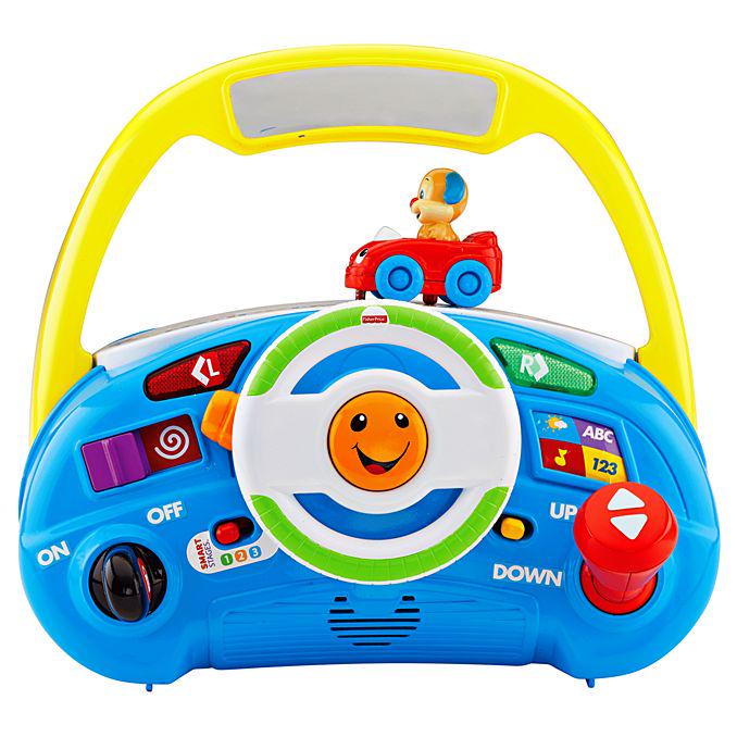 Музыкальный руль Смейся и учись Fisher Price Laugh&Learn - фото 3