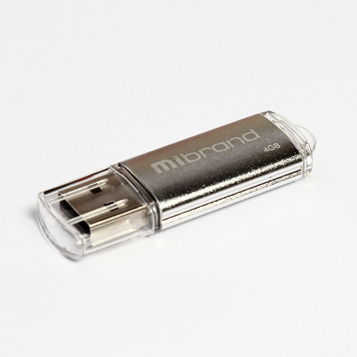 Flash Mibrand USB 2.0 Cougar 4Gb Silver (29caa1-15538)
