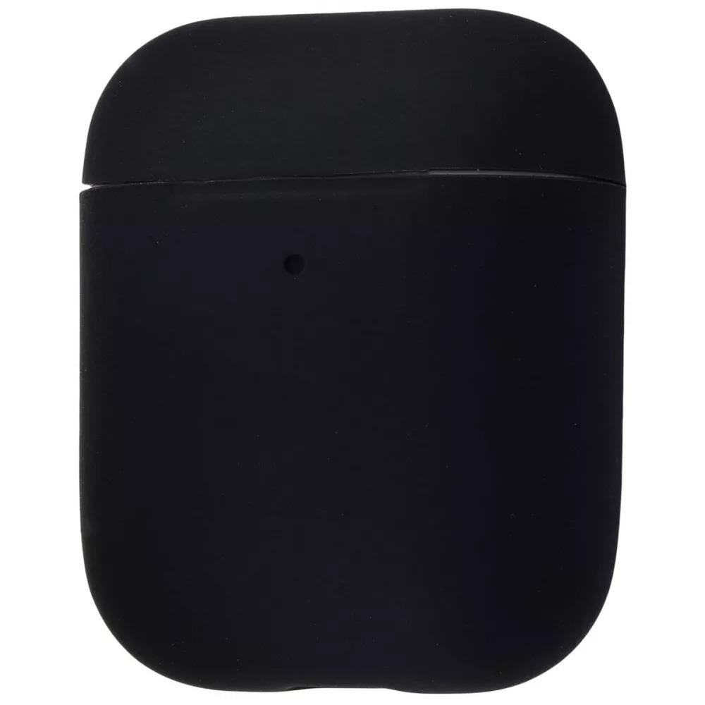 Чехол для наушников PRC Silicone Case Slim for AirPods 2 Black (14069911)