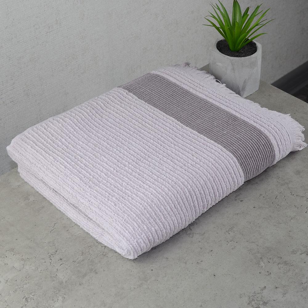 Махровий рушник з бахромою GM Textile 50х90 см Ліловий