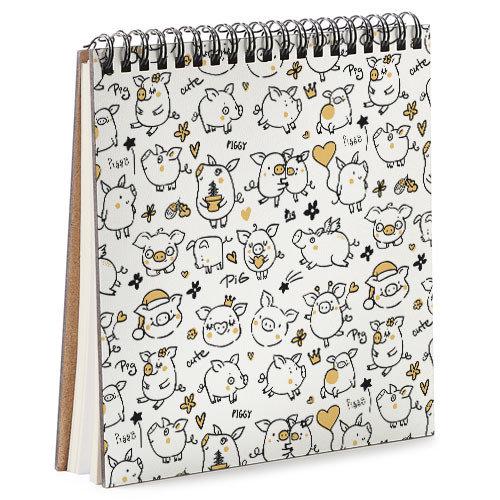 Скетчбук Свинки 16,7x18 см (BDK_PIG007)