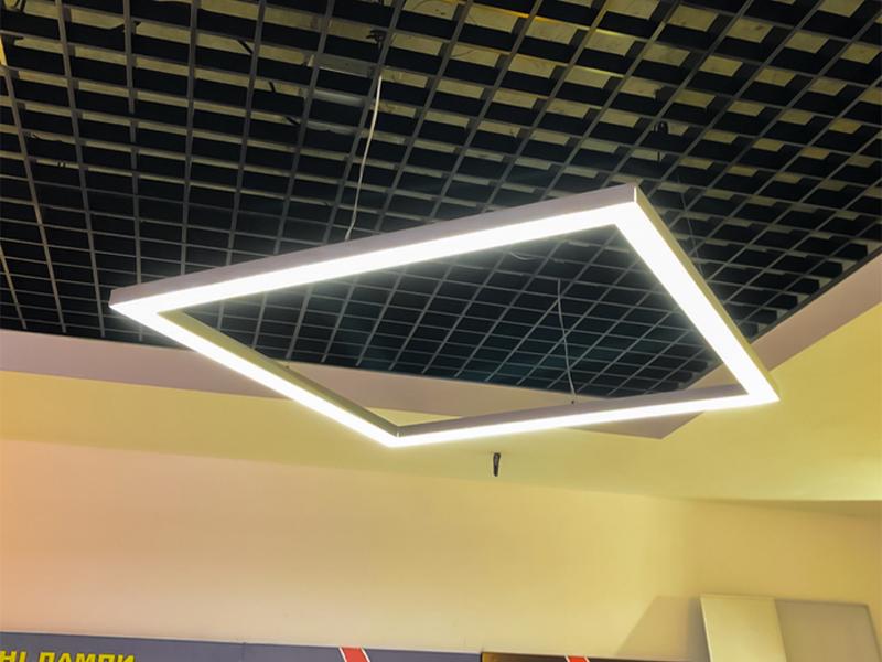 Подвесной светильник светодиодный LEDUA Квадра квадратный/драйвер снаружи 110-240V 136W 17300 Lm 4500К 1000х1000 мм (25344262) - фото 4 Подвесной светильник светодиодный LEDUA Квадра квадратный/драйвер снаружи 110-240V 136W 17300 Lm 4500К 1000х1000 мм (25344262) - фото 4