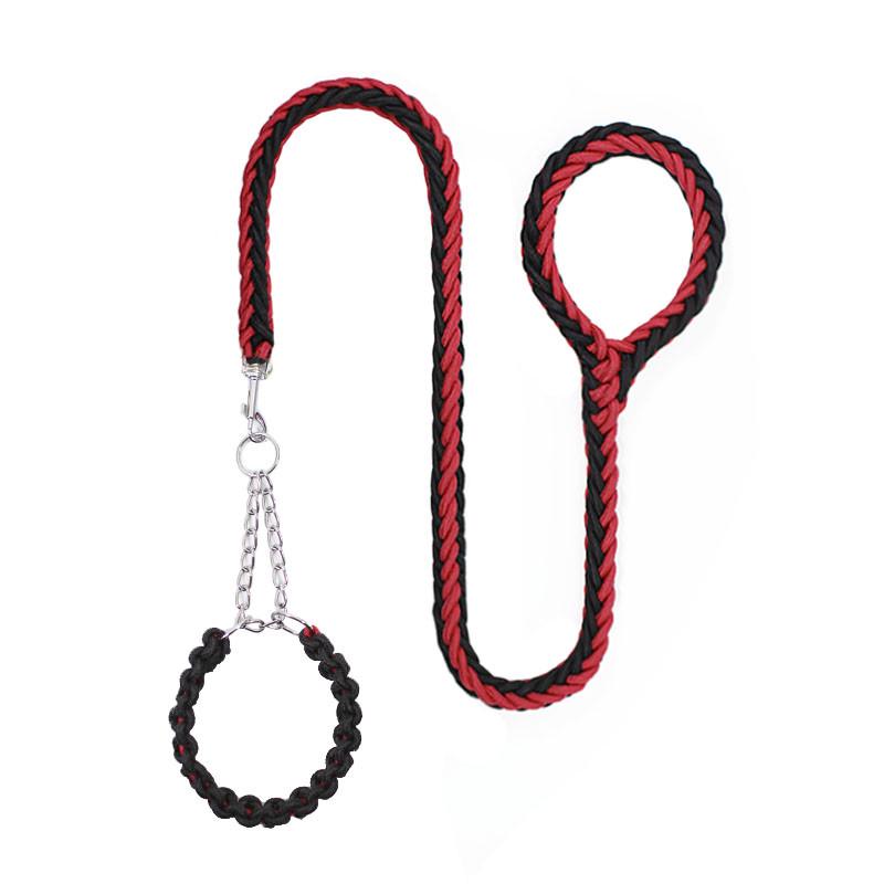 Ошейник Taotaopets 152217 Black+Red с поводком для собак контроллер 115x1.5 см