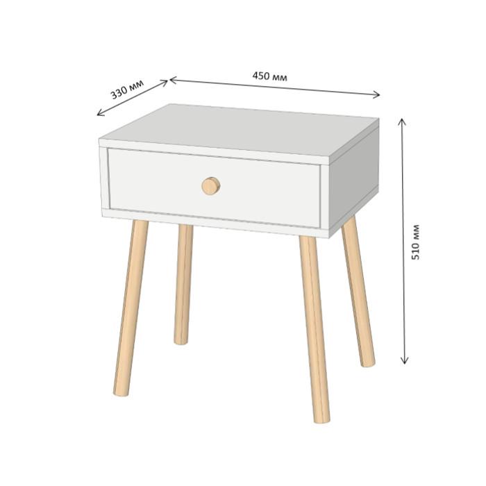 Тумба прикроватная Lion Хьюге-4 Нимфея Альба (26729073) - фото 7 Тумба прикроватная Lion Хьюге-4 Нимфея Альба (26729073) - фото 7