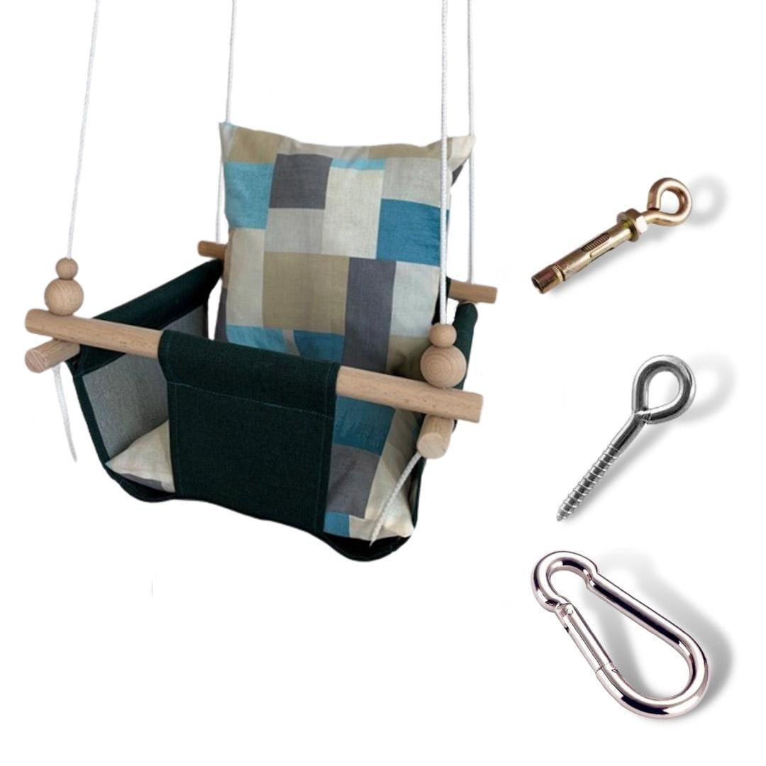 Дитяча гойдалка Infancy Геометрія Темно-зелений (9885378)