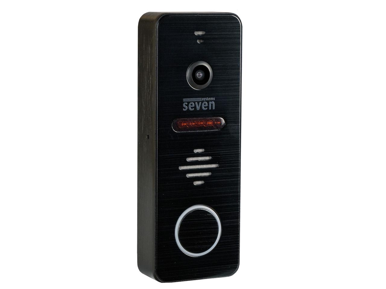 Виклична панель домофону SEVEN CP-7504 FHD Black (CP7504FHDb) - фото 2