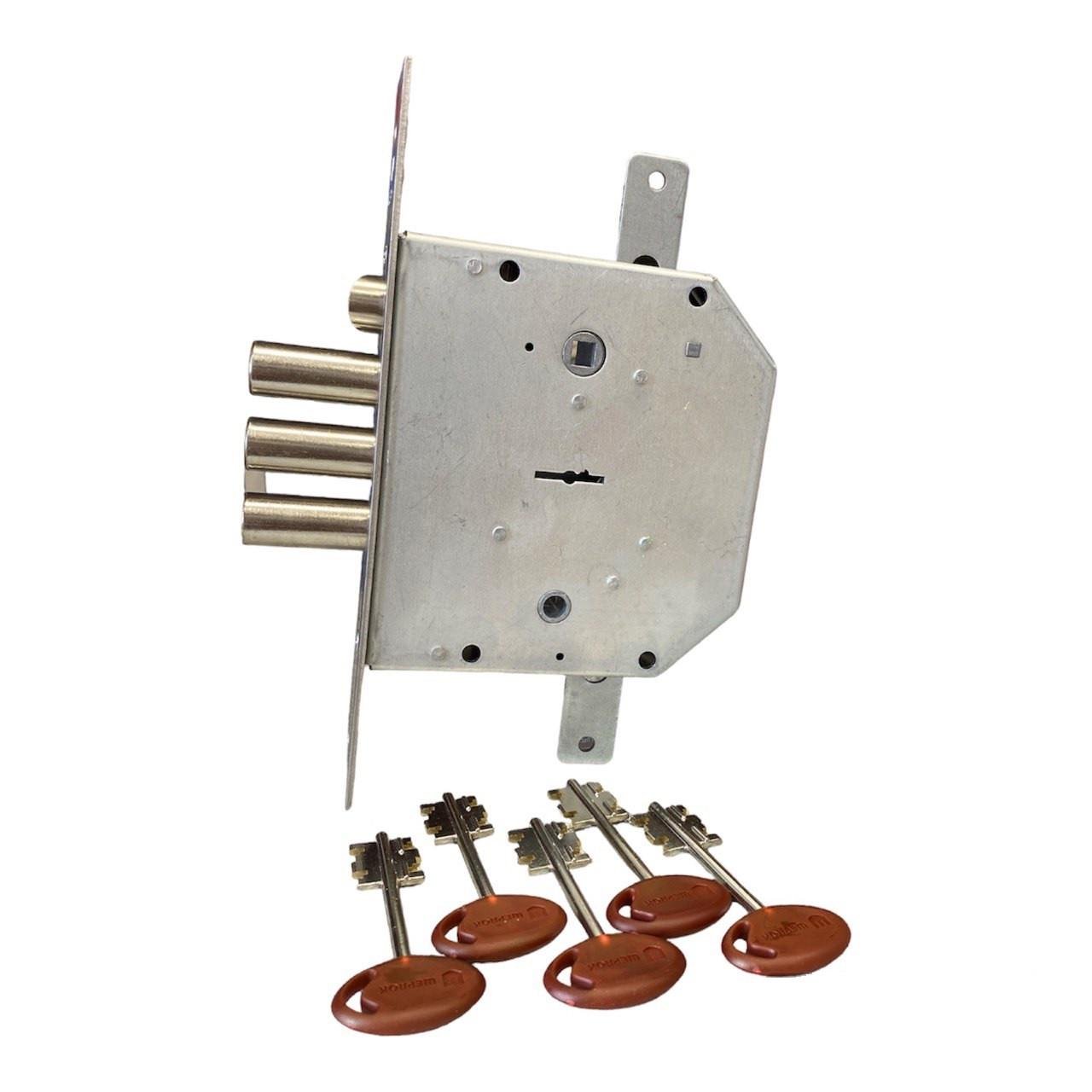 Замок дверной врезной Шерлок 06.43 правый под тяги