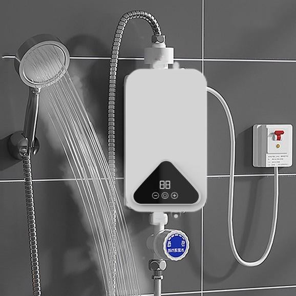 Проточний водонагрівач-душ AQUA-JET електричний/термостатичний із терморегулятором 5,5 кВт (RYK-2025009) - фото 5 Проточний водонагрівач-душ AQUA-JET електричний/термостатичний із терморегулятором 5,5 кВт (RYK-2025009) - фото 5