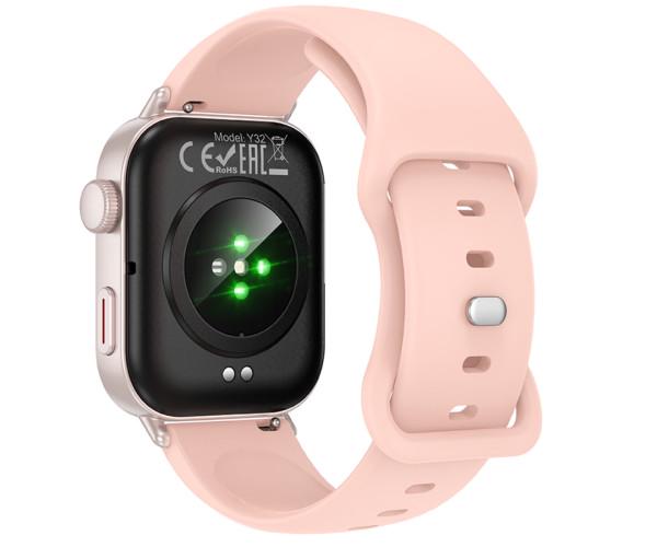 Смарт-годинник Hoco Y32 225 mAh IP67 call version Pink - фото 8 Смарт-годинник Hoco Y32 225 mAh IP67 call version Pink - фото 8