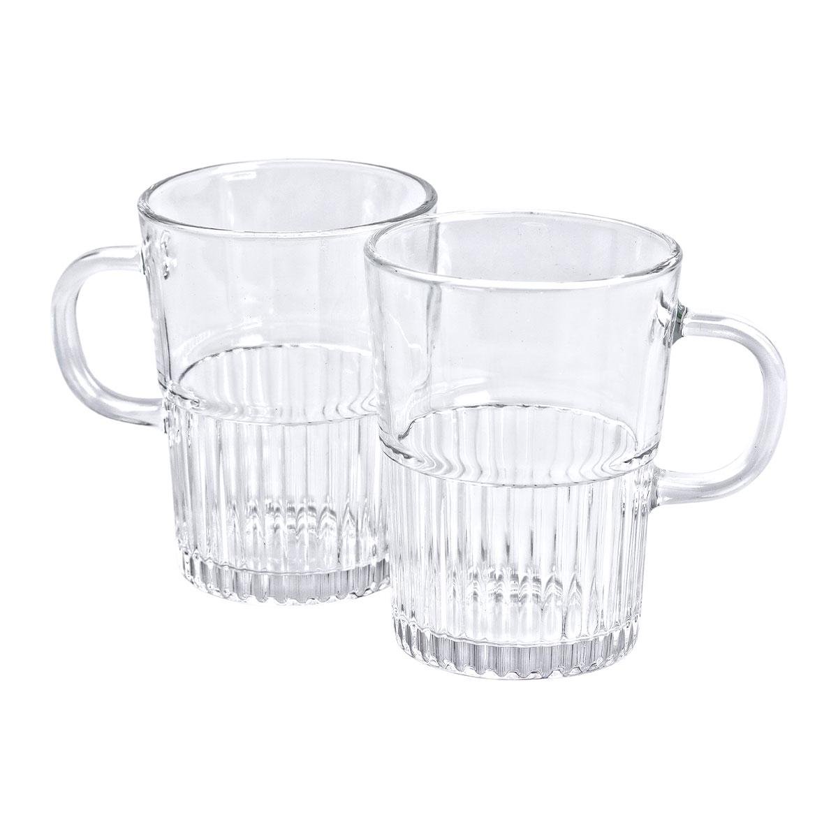 Набор чашек Light House для чая и кофе 2 шт. 500 мл Прозрачный (LG-20189)