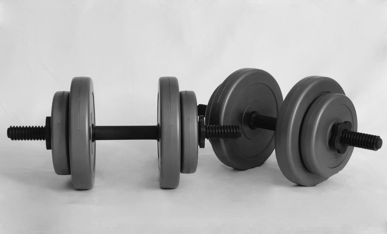 Гантели WCG в пластике 2х8 кг Серый (212984389791) - фото 1 Гантели WCG в пластике 2х8 кг Серый (212984389791) - фото 1