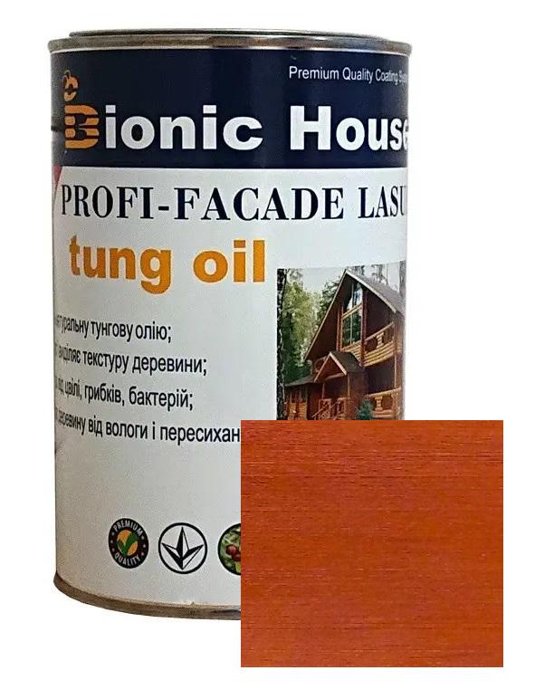 Фасадна фарба-просочення для дерева Bionic House з тунговою олією 1 л Махагон (18815154) - фото 1 Фасадна фарба-просочення для дерева Bionic House з тунговою олією 1 л Махагон (18815154) - фото 1