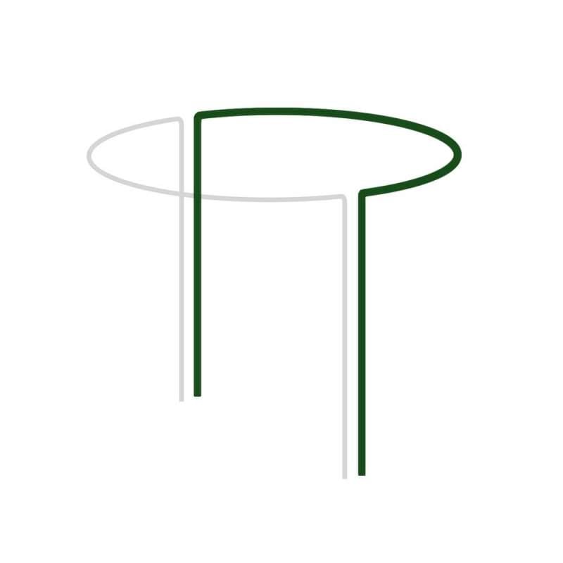 Опора для рослин Bradas кільцева 1/2 кола 55 см Ø 40 см (TYRP44055)