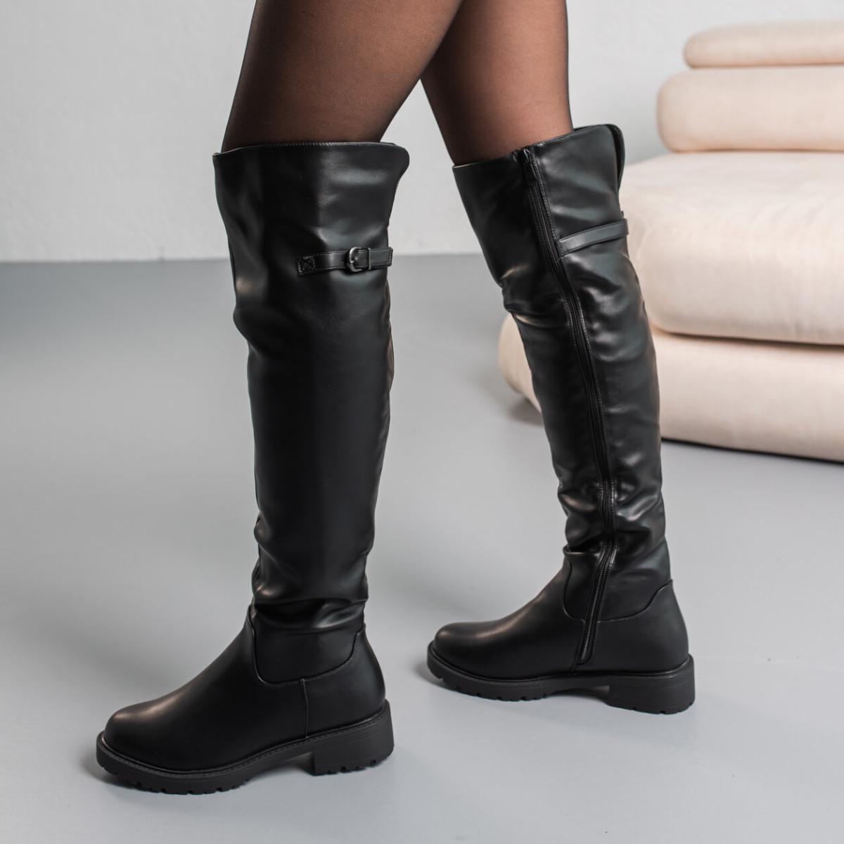 Ботфорти жіночі зимові Fashion р. 36 23,5 см Чорний (3868) - фото 8