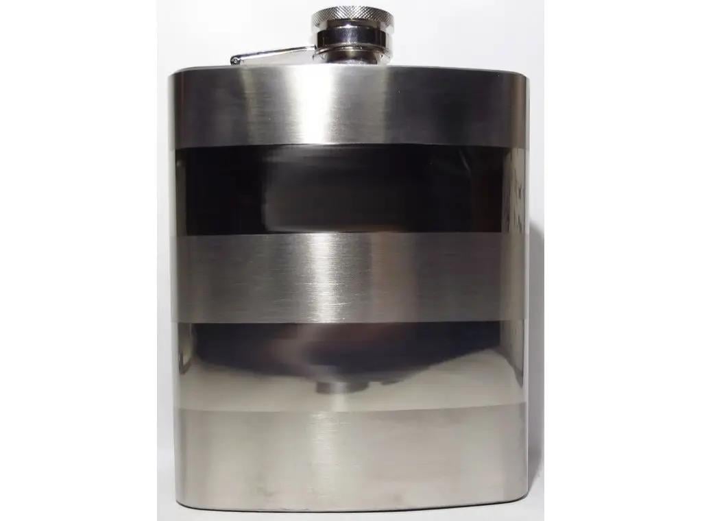 Фляга армейская F1-1 карманная нержавеющая сталь 480 мл