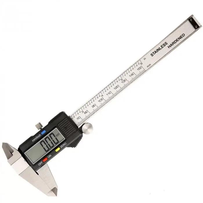 Штангенциркуль цифровой Digital Caliper с LCD дисплеем с фиксацией (mds-91343) - фото 1