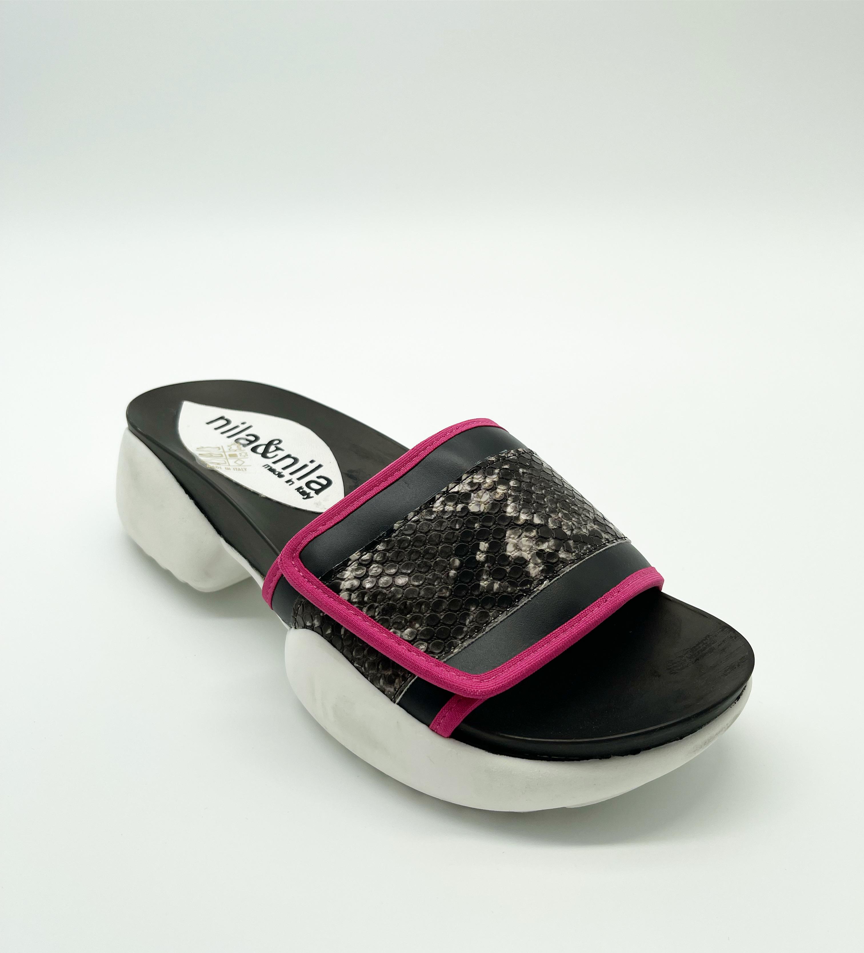 Шлепанцы женские NilaNila GIO19156 р. 36 Фуксия