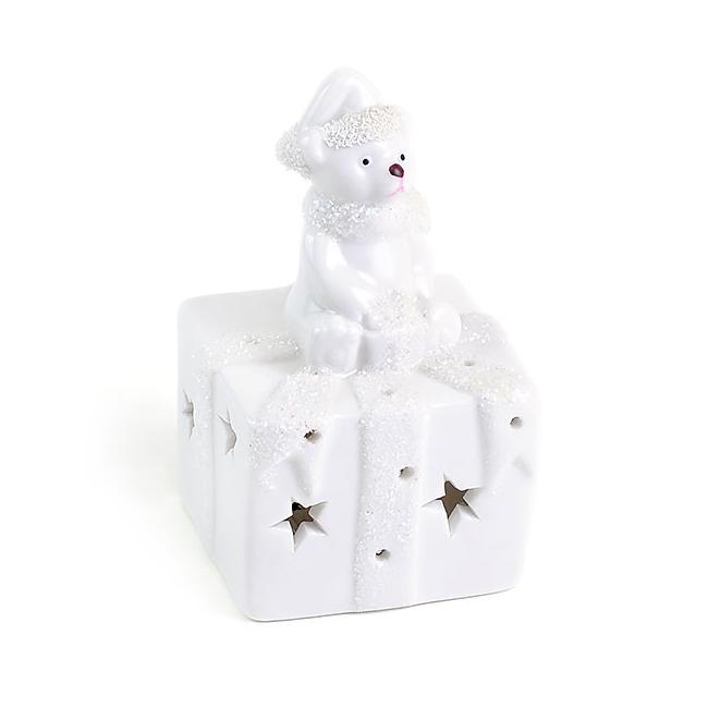 Декоративная статуэтка BonaDi Медвежонок на подарке (237-D42)