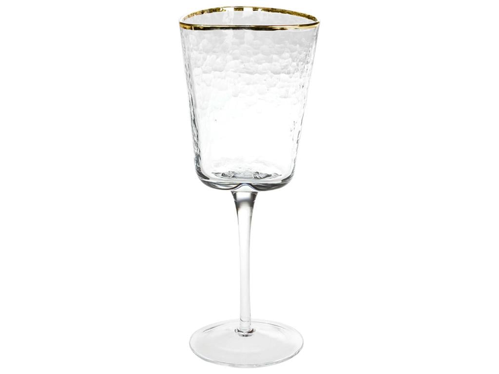 Келих для червоного вина з золотим кантом Iva 400 мл (BDI-579-123) - фото 1