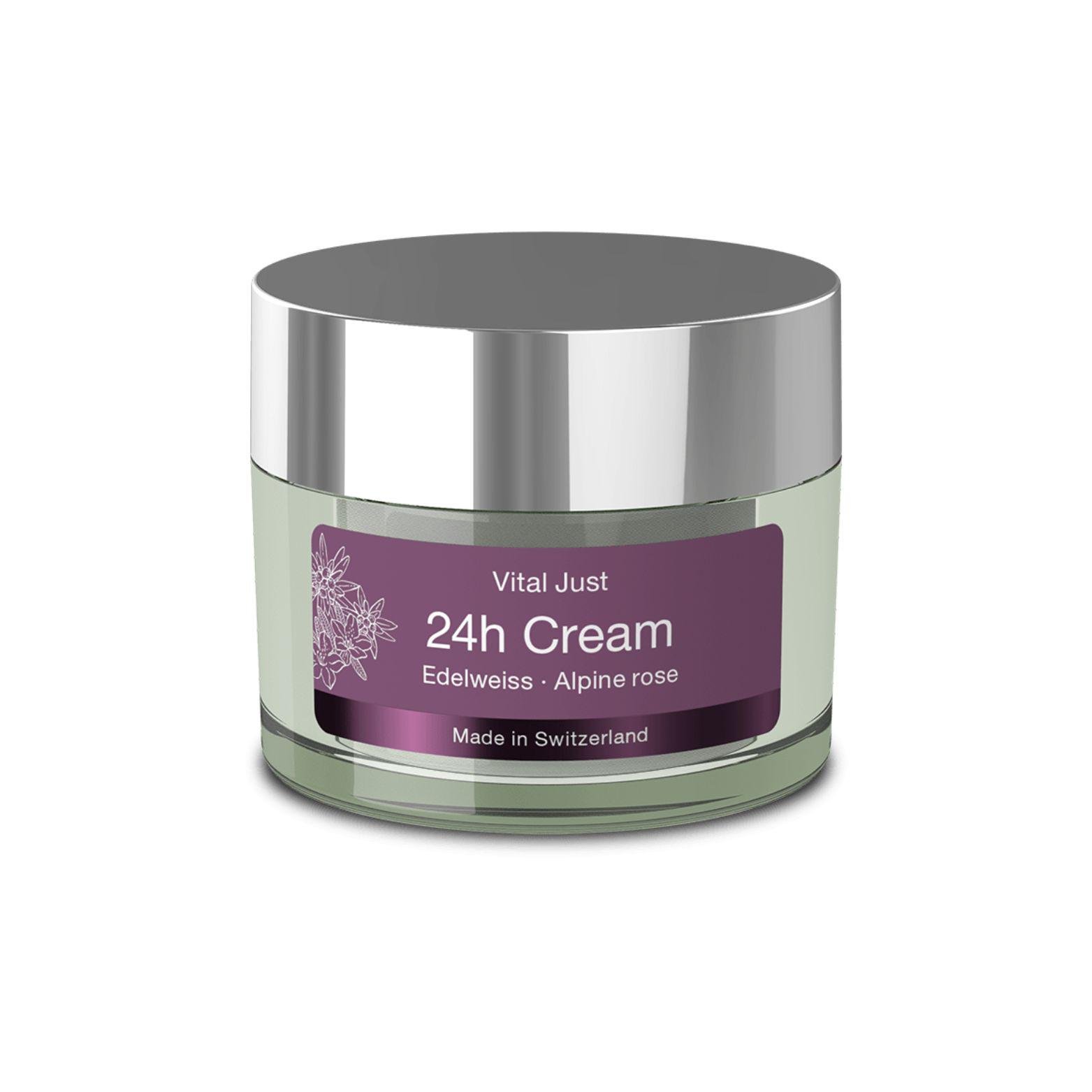 Крем для лица 24 часа Vital Just 24 H Cream Эдельвейс/Альпийская роза 50 мл