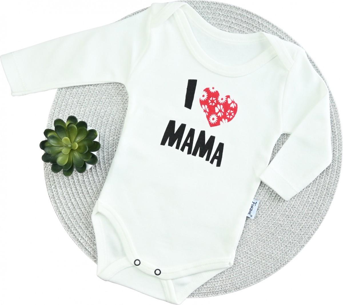 Боди Findik I Love Mama 74 см Молочный